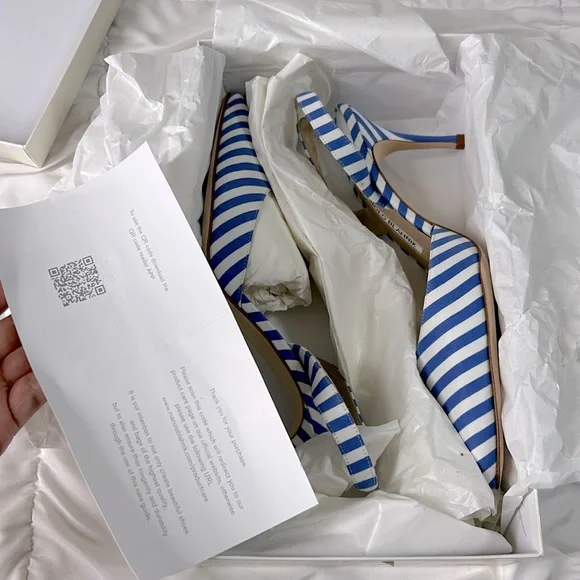 🖤NIB💕Carolyne Stripe Slingback Pumps - Picture 12 of 16